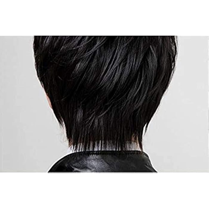 DILLARDS Fashion Cool Short Straight Wigs For Men Black 173-1 - Image 3